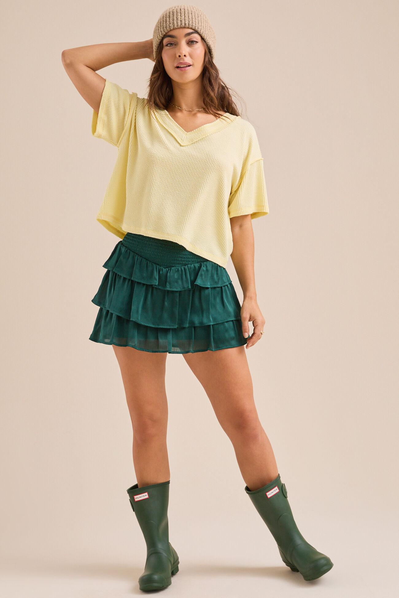 Ada Ribbed Boxy Tee Product Image