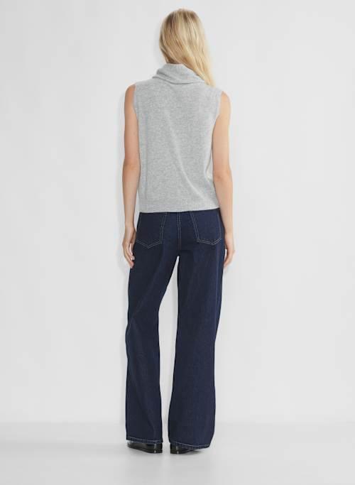 bare cashmere sleeveless sweater Product Image