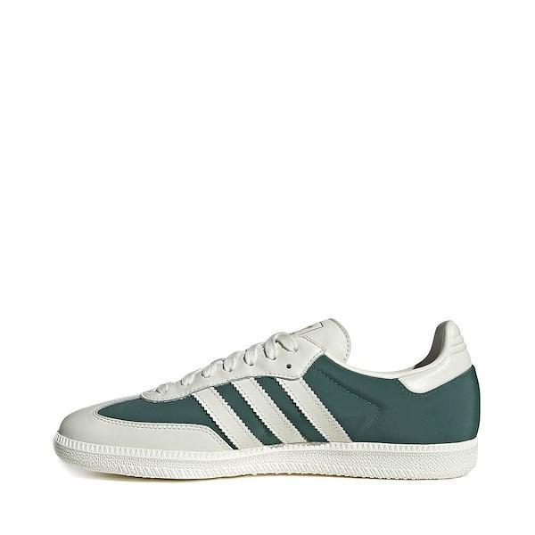 Mens adidas Samba OG Athletic Shoe Off White / Collegiate Green Product Image