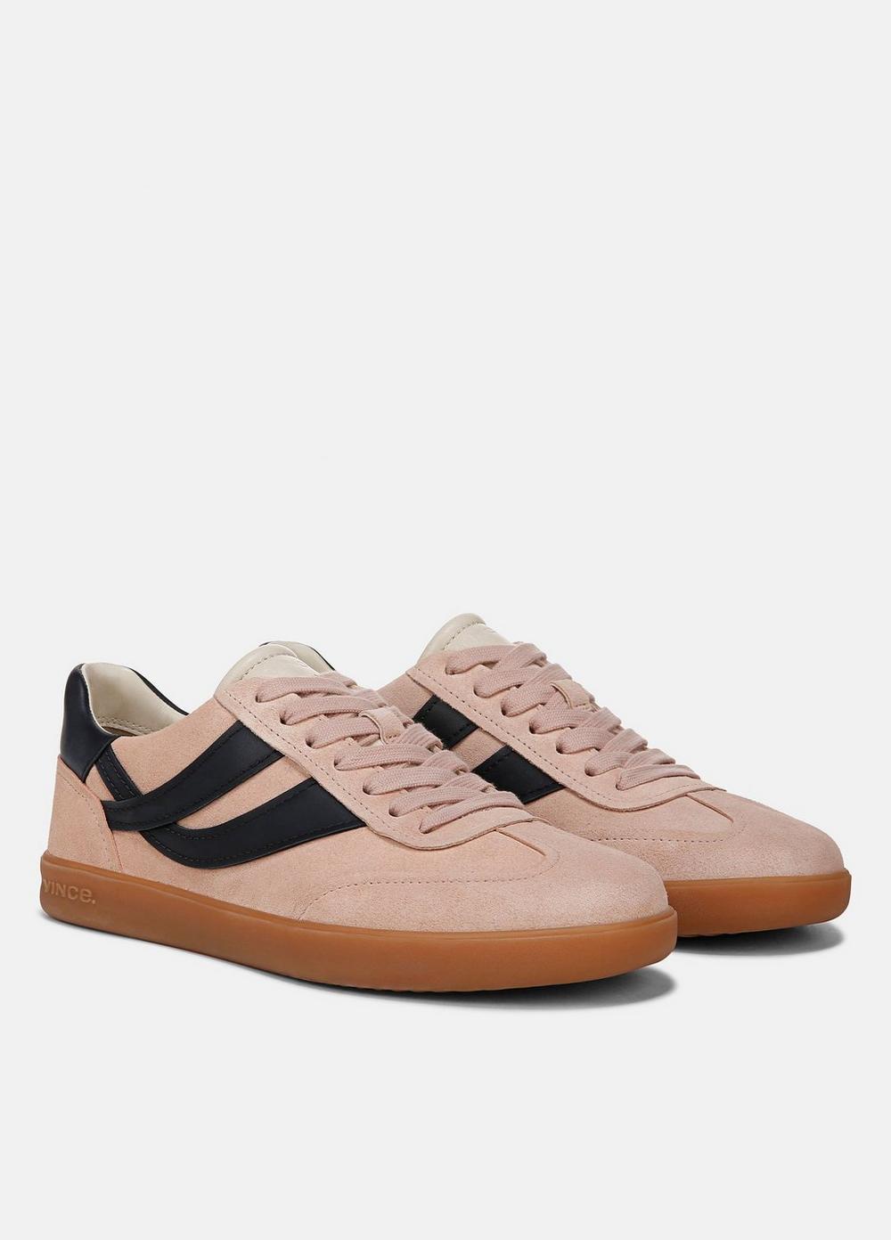 Womens Oasis Suede & Leather Sneaker, Lotus Blush/blue Ink, Size 6 Vince Product Image