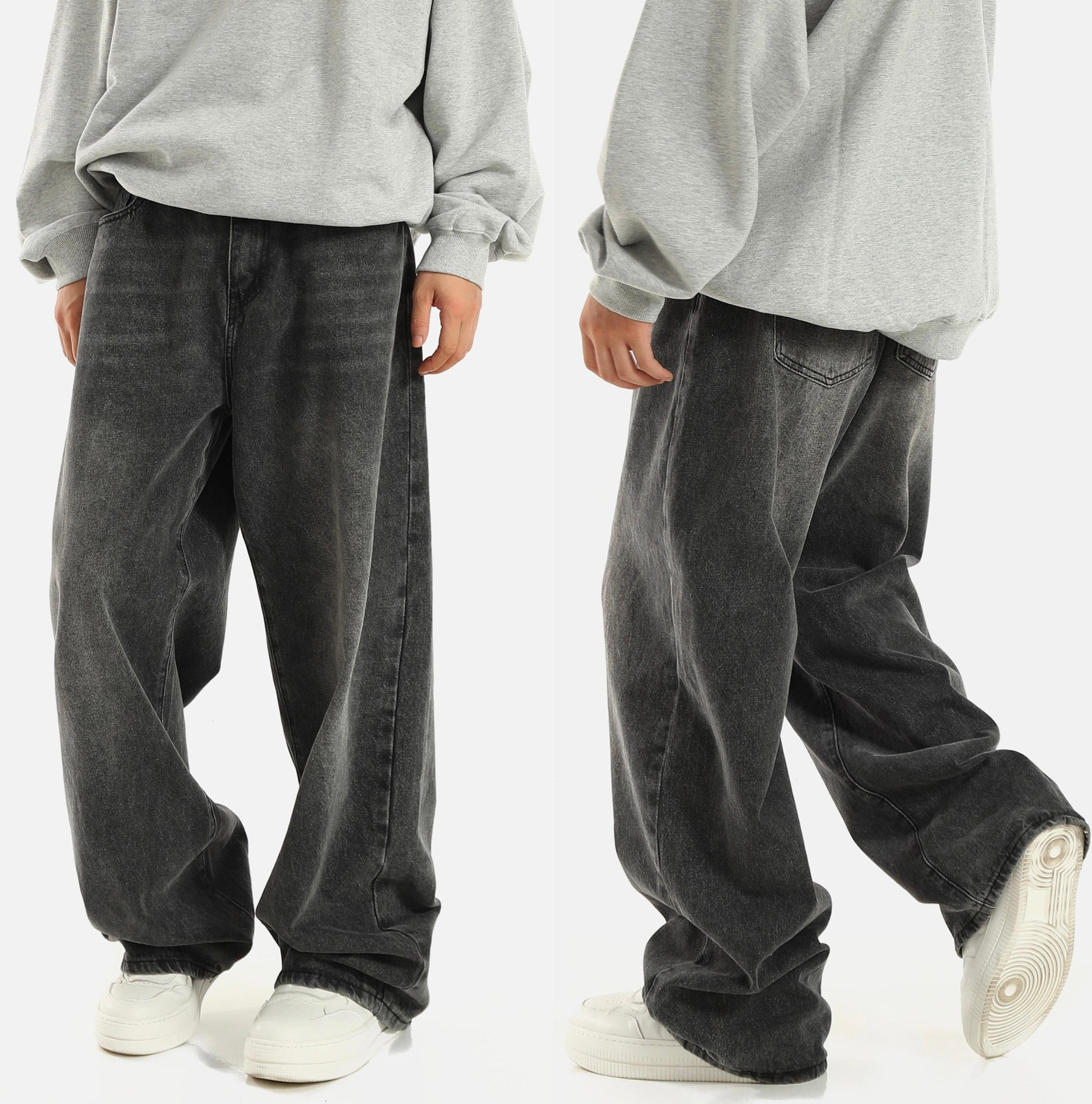 RT No. 9586 SMOKE GRAY STRAIGHT JEANS Product Image