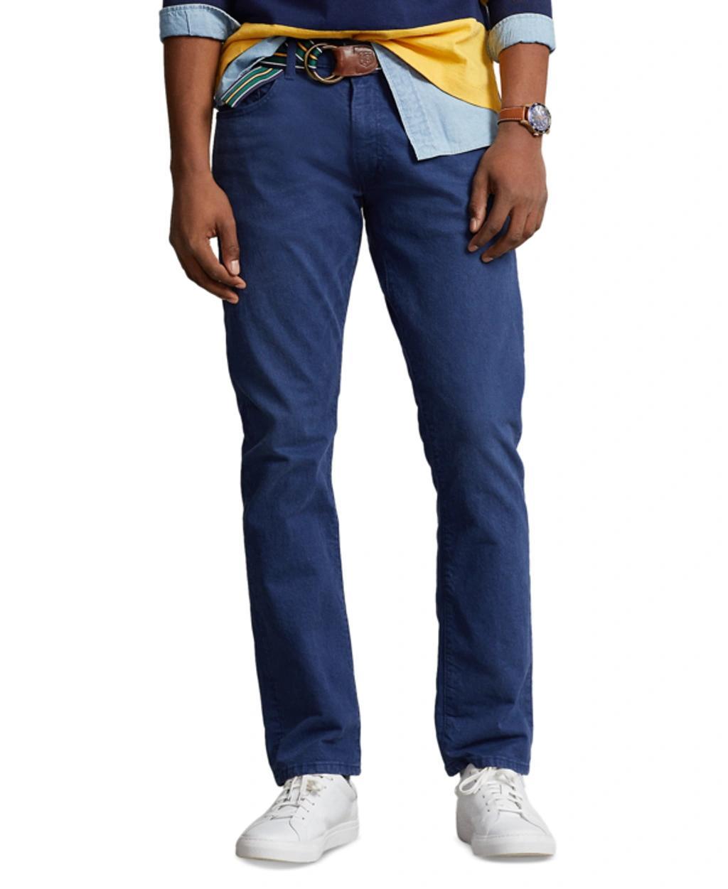 POLO RALPH LAUREN Men's Varick Slim Straight Jeans In Brown Product Image
