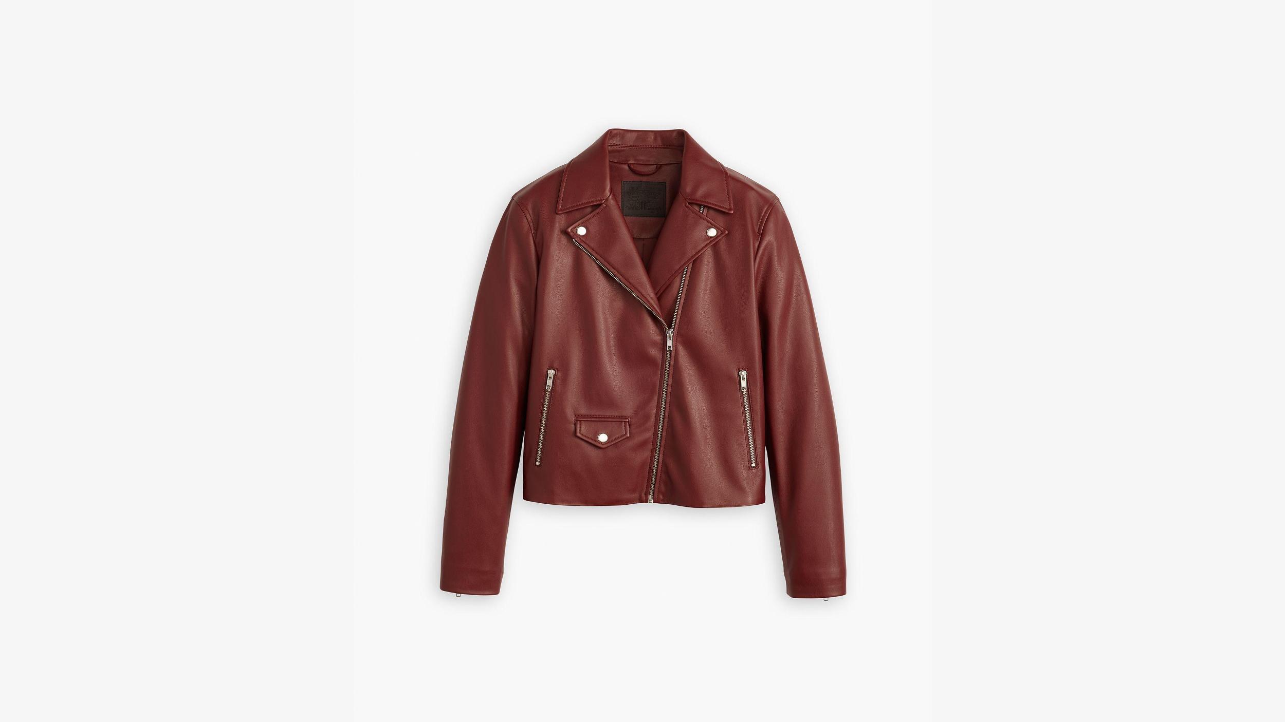 Lelou Shrunken Moto Jacket Product Image
