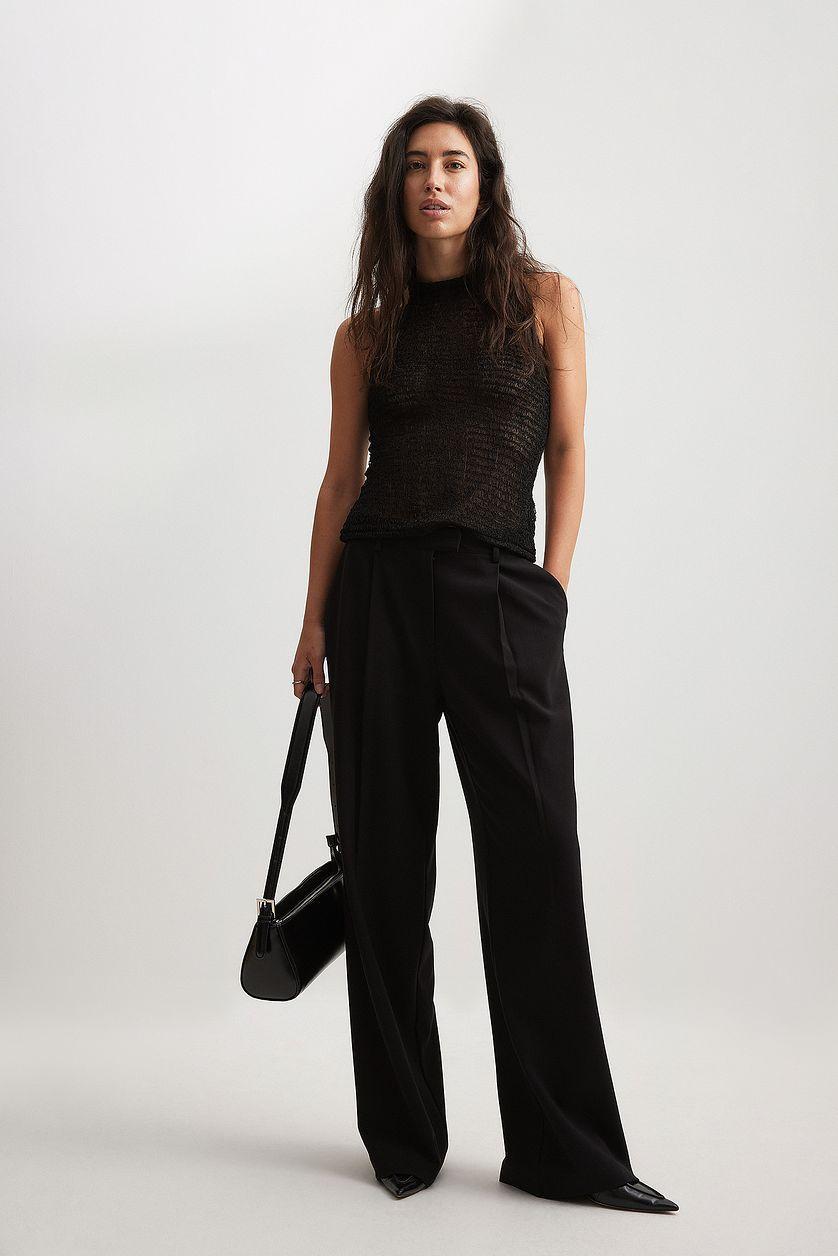 Distressed Halterneck Top Product Image