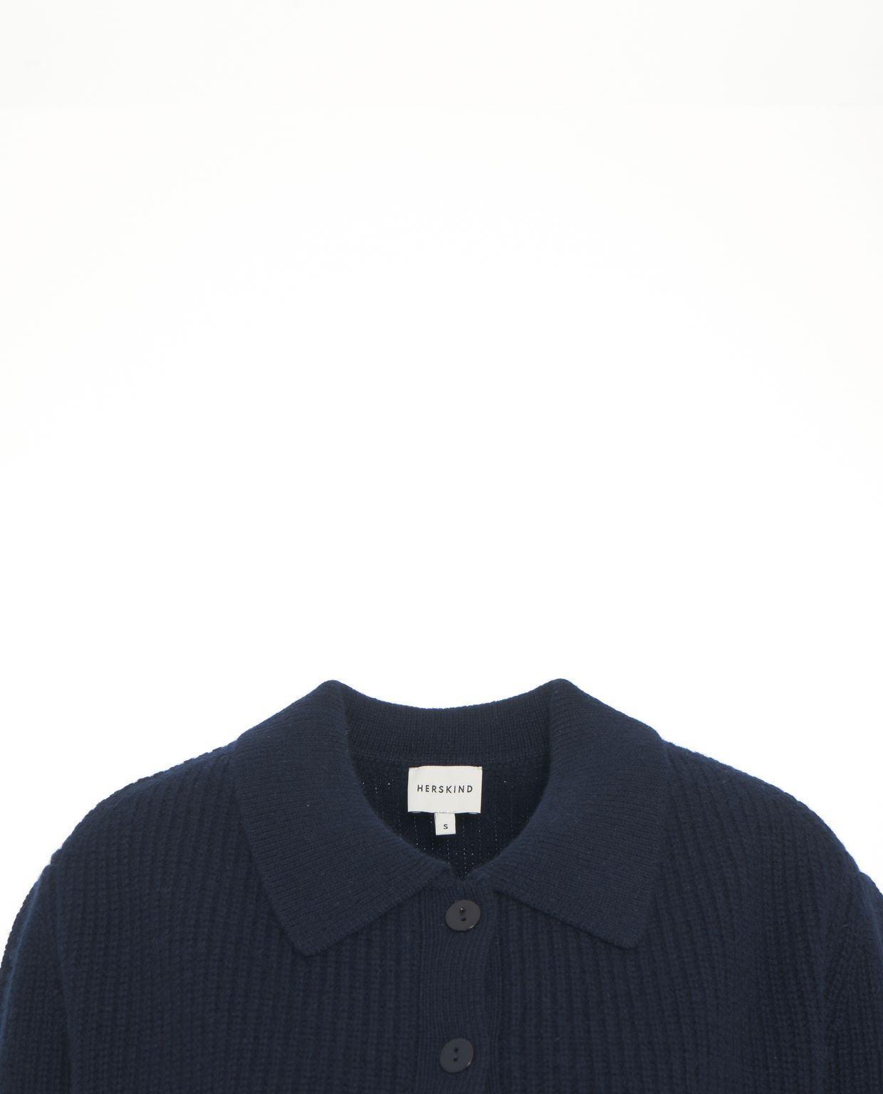 Cardigan with collar Product Image