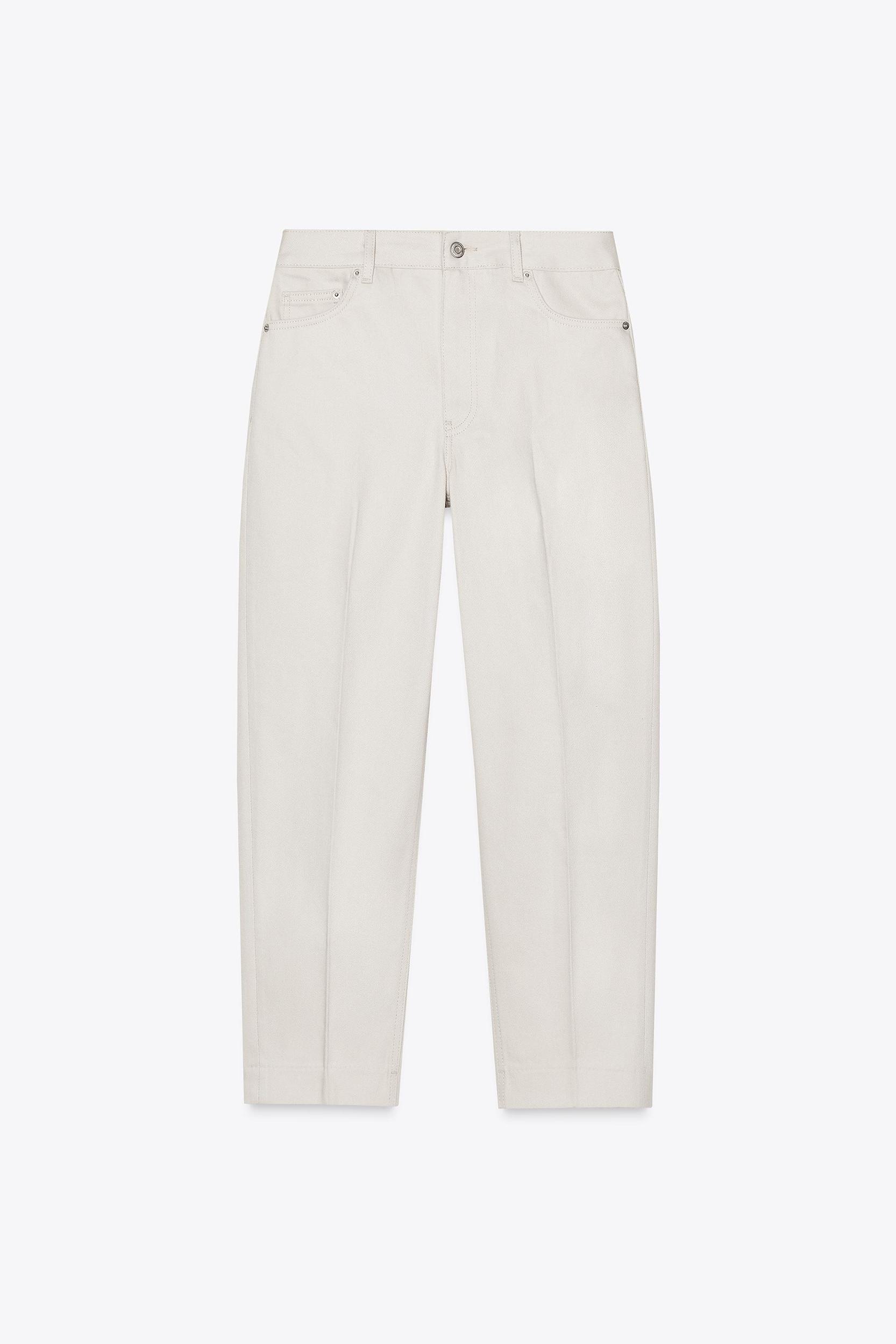 MID WAIST TAPERED JEANS ZW COLLECTION Product Image