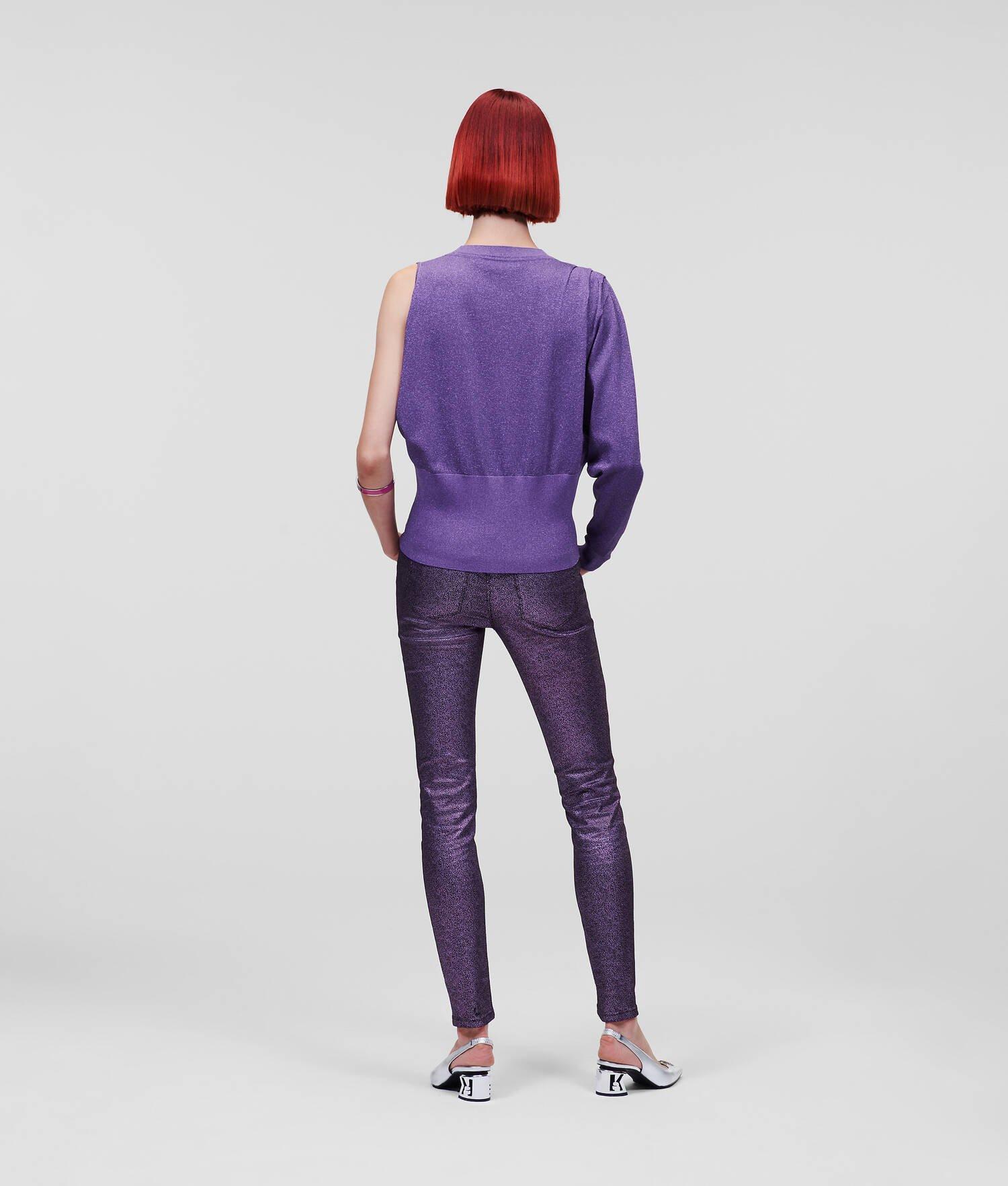 IRIDESCENT ASYMMETRIC SWEATER Product Image