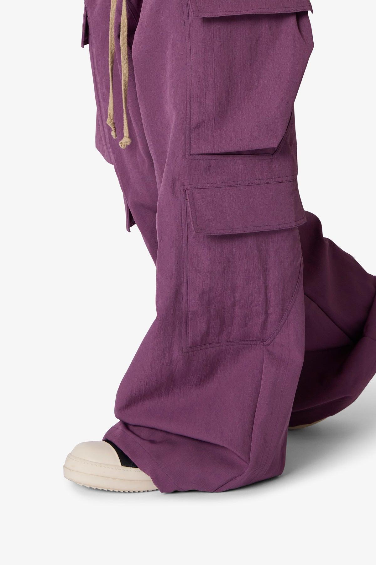 Rave Double Cargo Pants - Mauve Product Image
