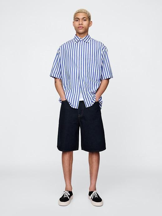 10.5" Baggy Denim Shorts Product Image