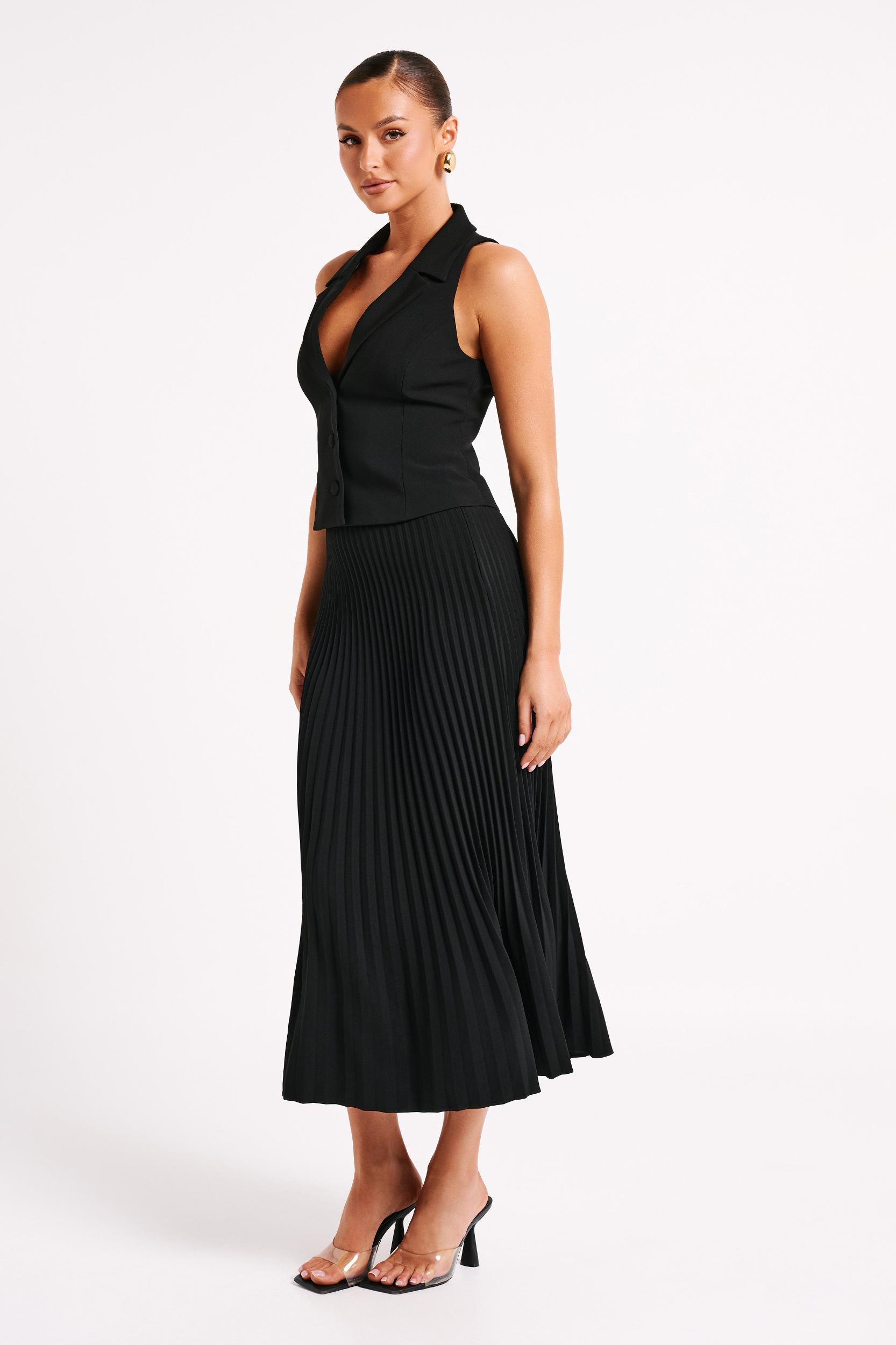 Mura Suiting Vest - Black Product Image