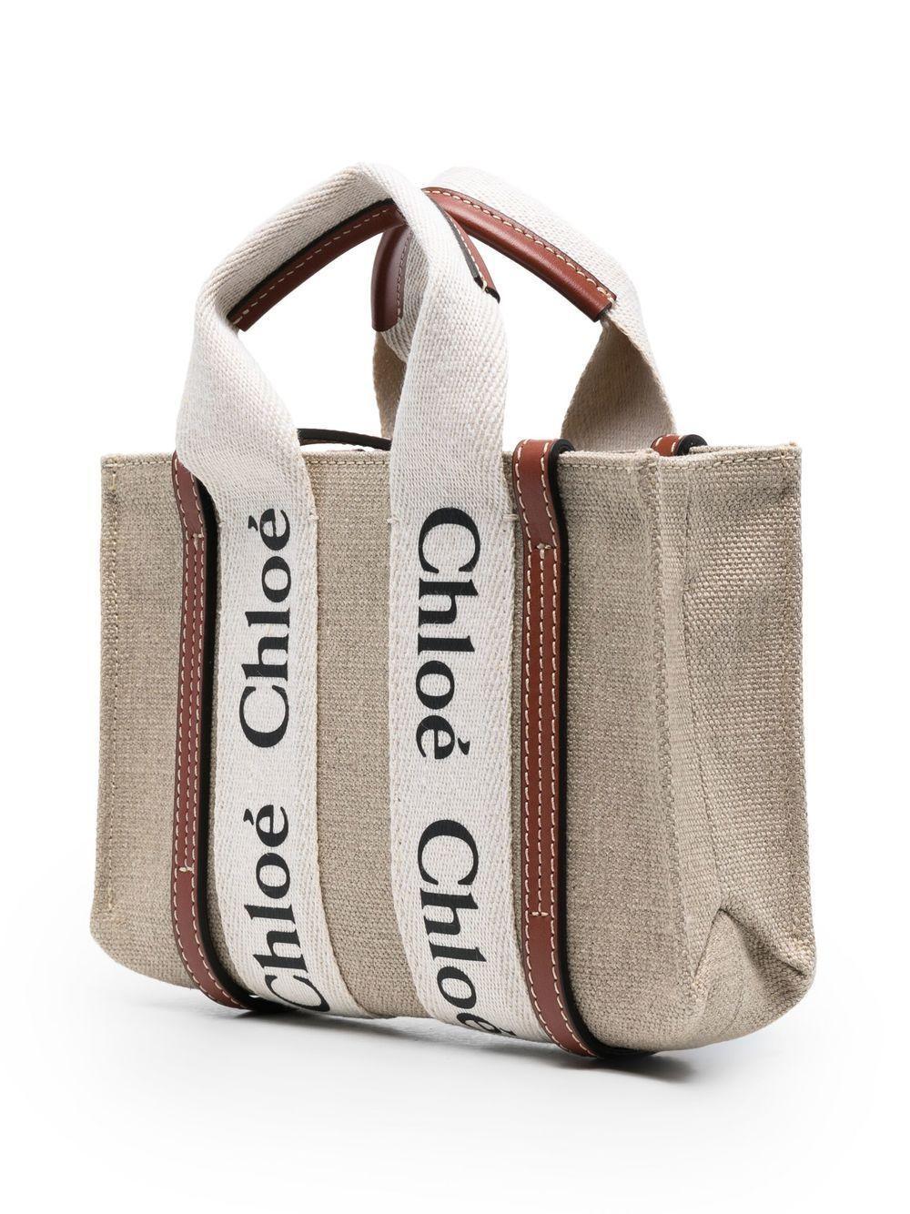 Woody linen tote bag Product Image