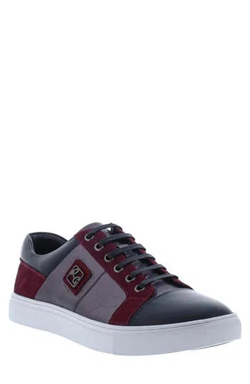 ROBERT GRAHAM Sashiko Sneaker In Black Product Image