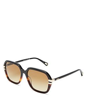Chloe West Round Sunglasses, 57mm Product Image