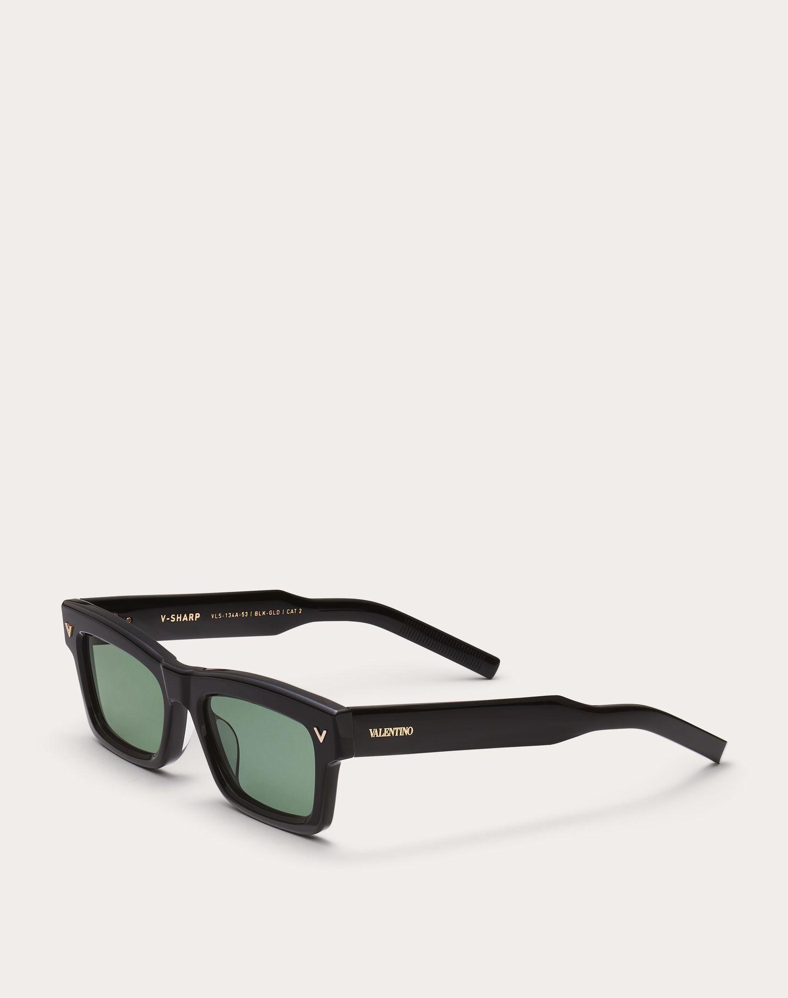 V-SHARP RECTANGULAR ACETATE FRAME Product Image