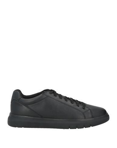 GEOX Man Sneakers Black Size 8 Textile Fibers Product Image