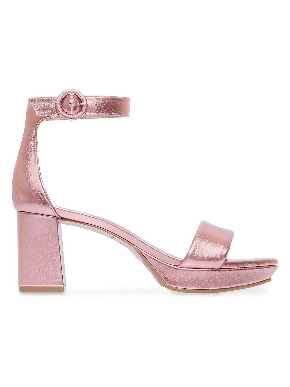 Womens Carla Leather Platform Sandals Product Image