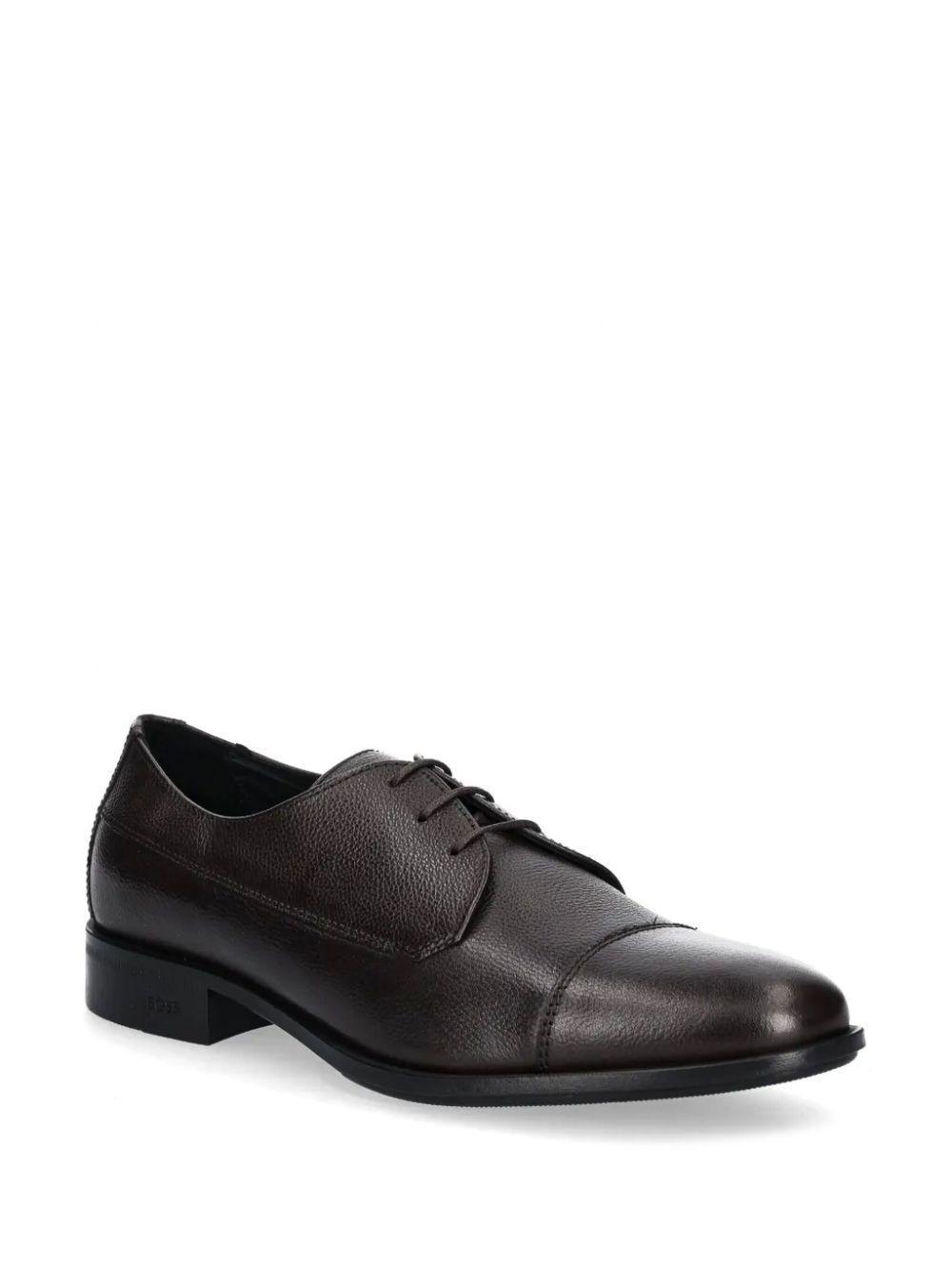 HUGO BOSS Colby Derby Shoes In Brown Product Image