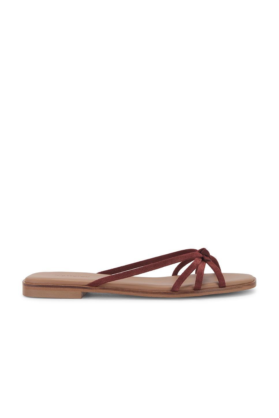 Mimosa Leather Suede Sandal Flattered Product Image