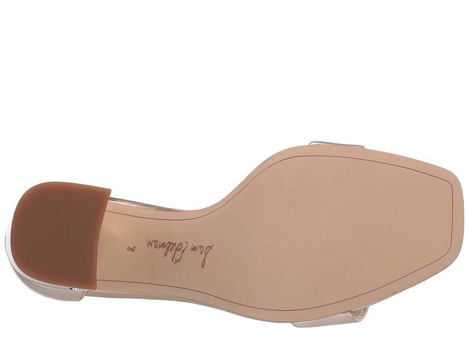 Sam Edelman Daniella Leather Ankle Strap Square Toe Dress Sandals Product Image