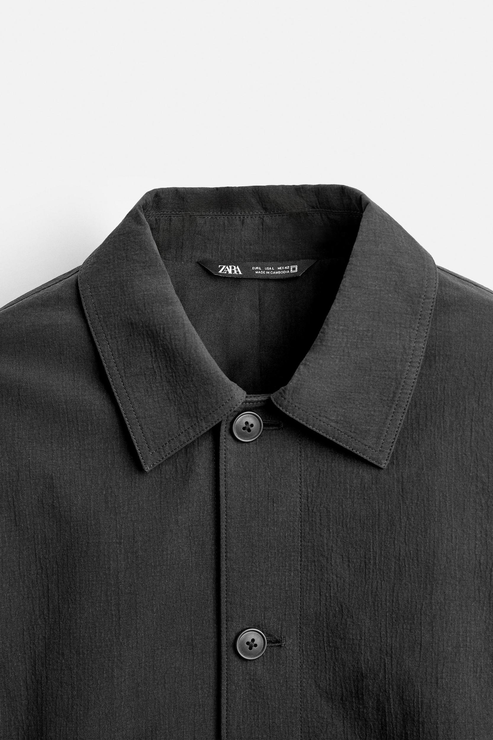 BOXY FIT TEXTURED JACKET Product Image