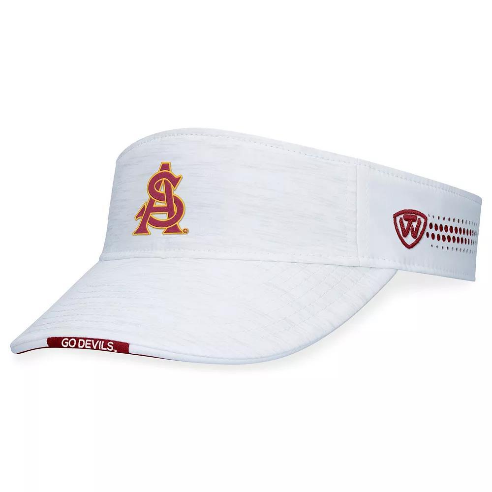 Men's Top of the World White Arizona State Sun Devils Flare Adjustable Visor Product Image