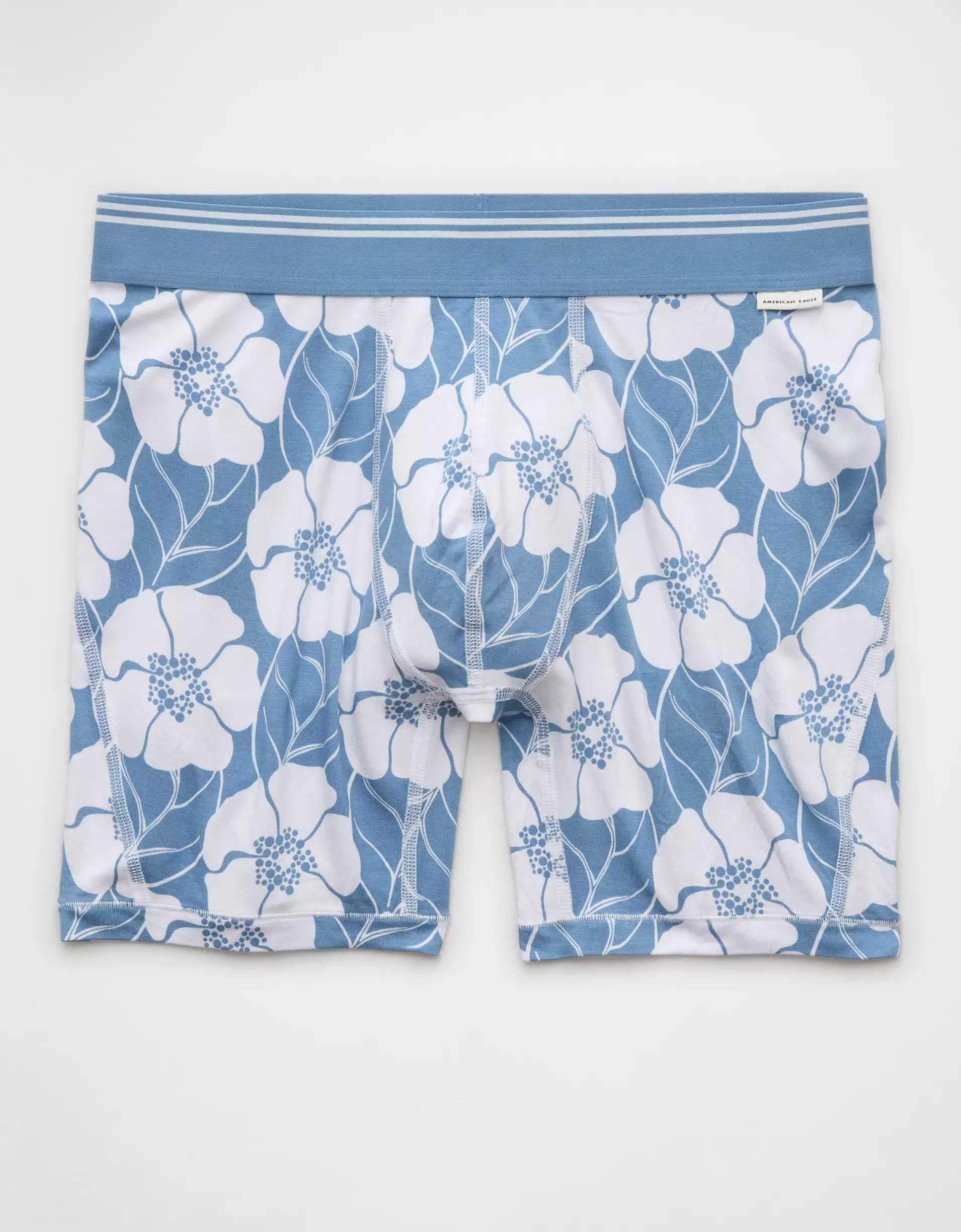 AEO Men's Floral 6" Ultra Soft Boxer Brief Product Image