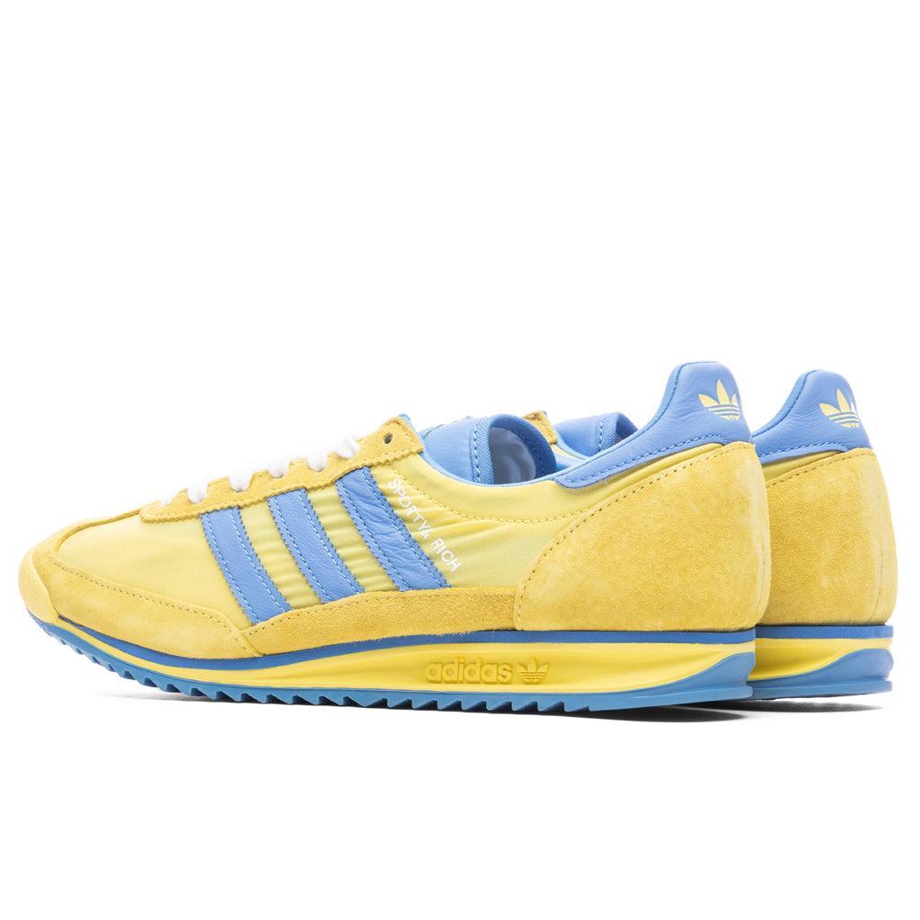 Adidas x Sporty & Rich SL72 - Light Yellow/Real Blue/White Male Product Image