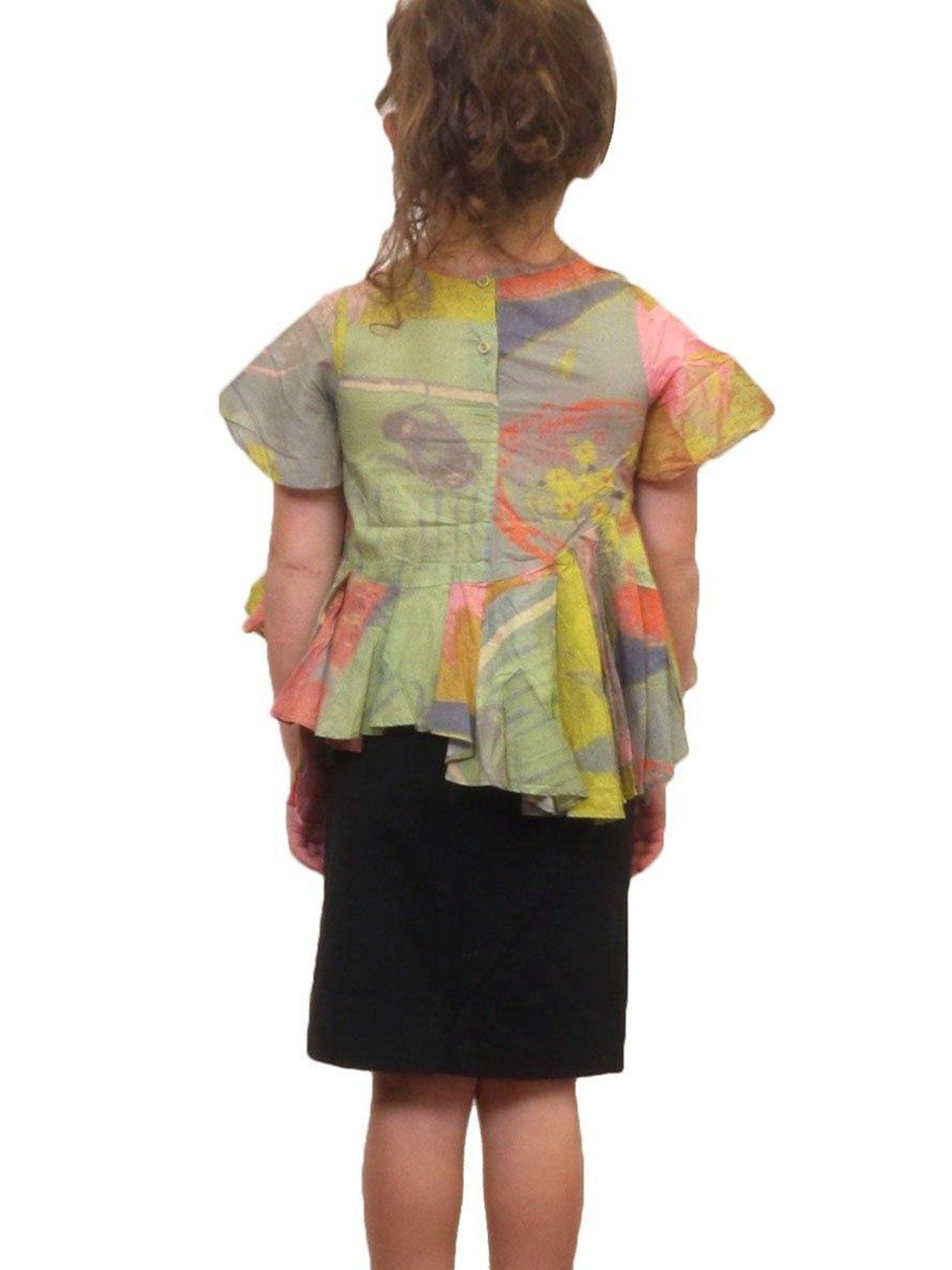 JNBY Bottom Ruffles Short Sleeve Shirt Product Image