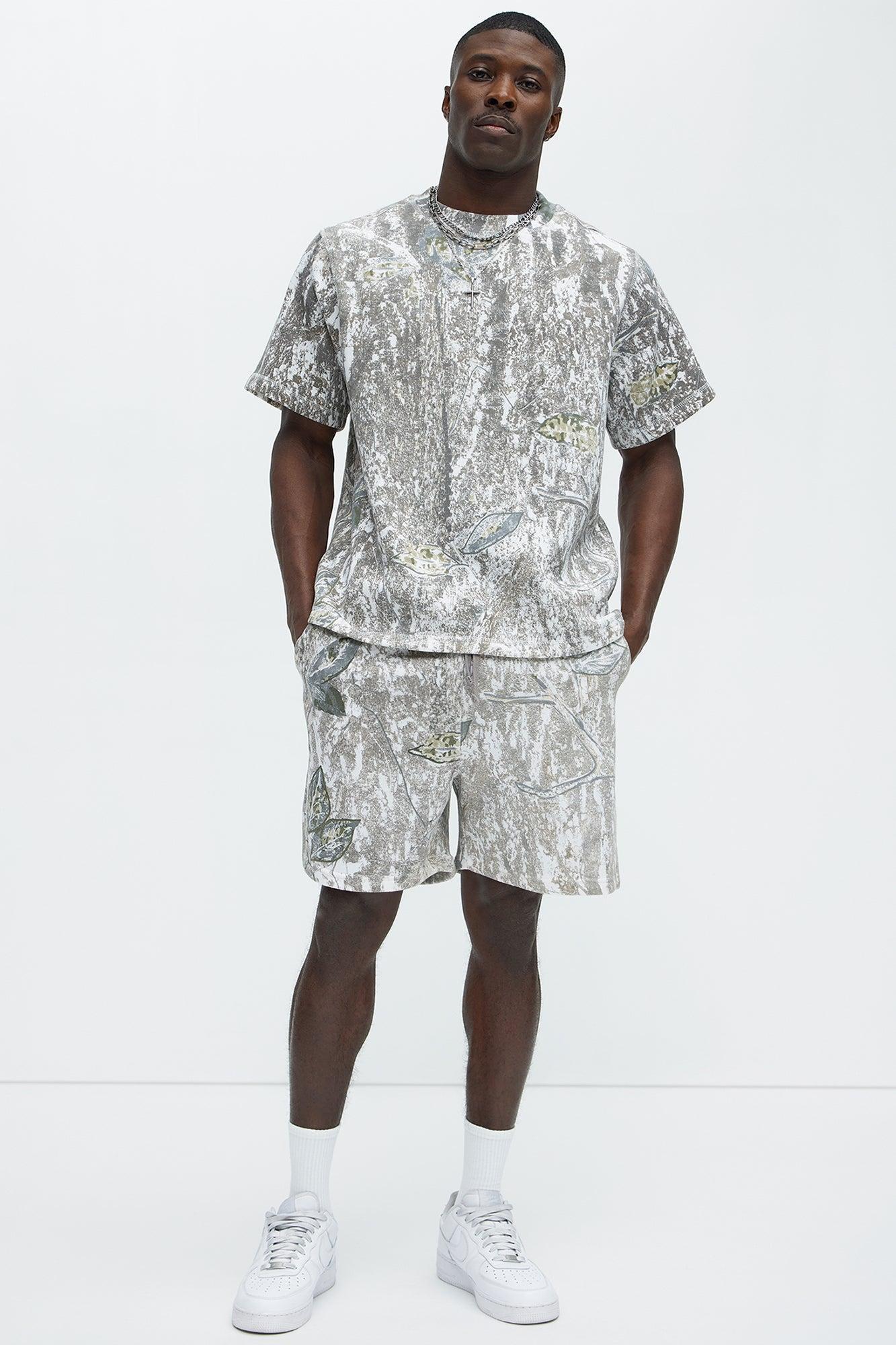 Wilderness Camo Short Sleeve Fleece Top - Camouflage Product Image