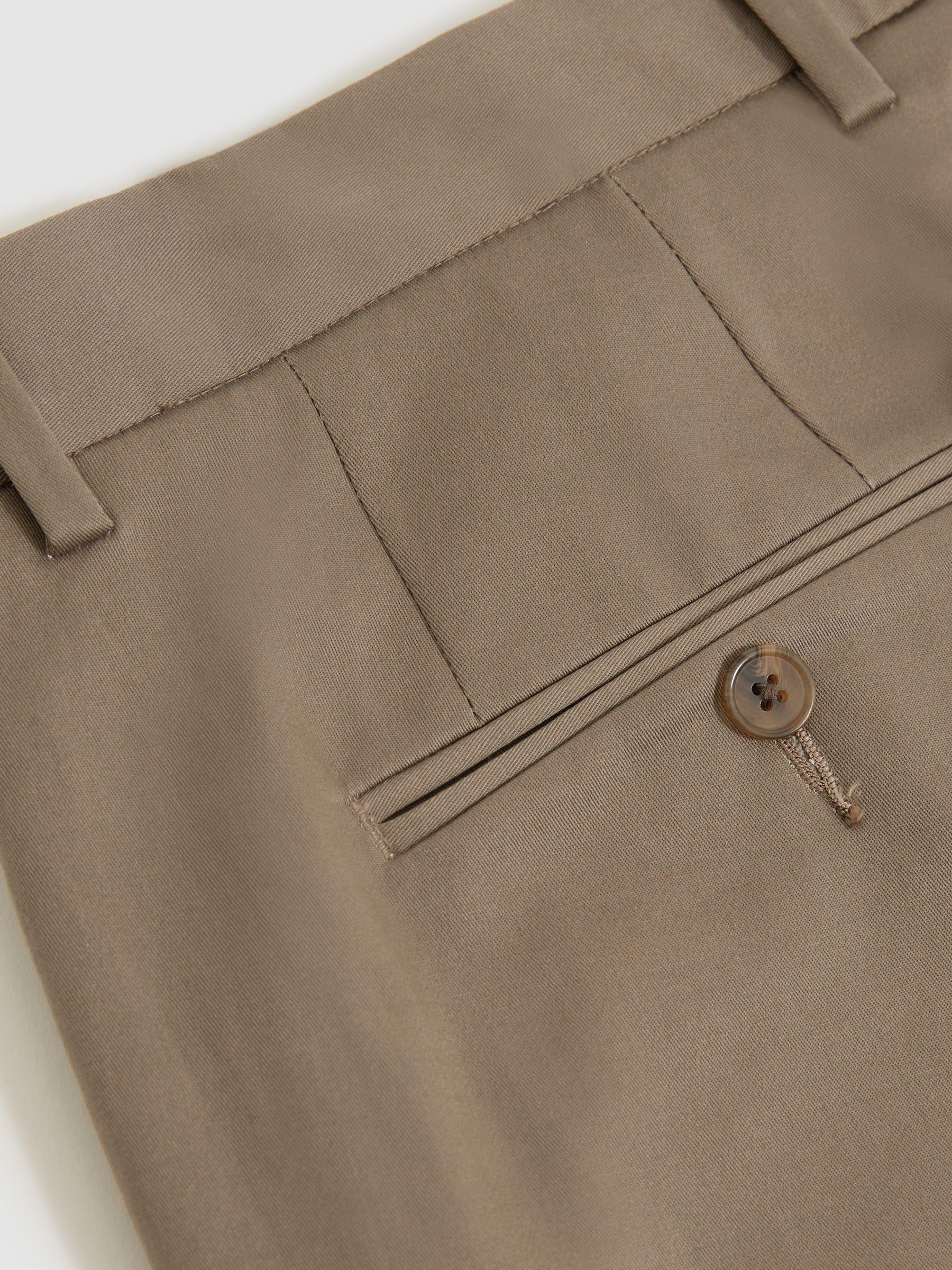 Cotton Chino Shorts With shorts in Taupe Product Image