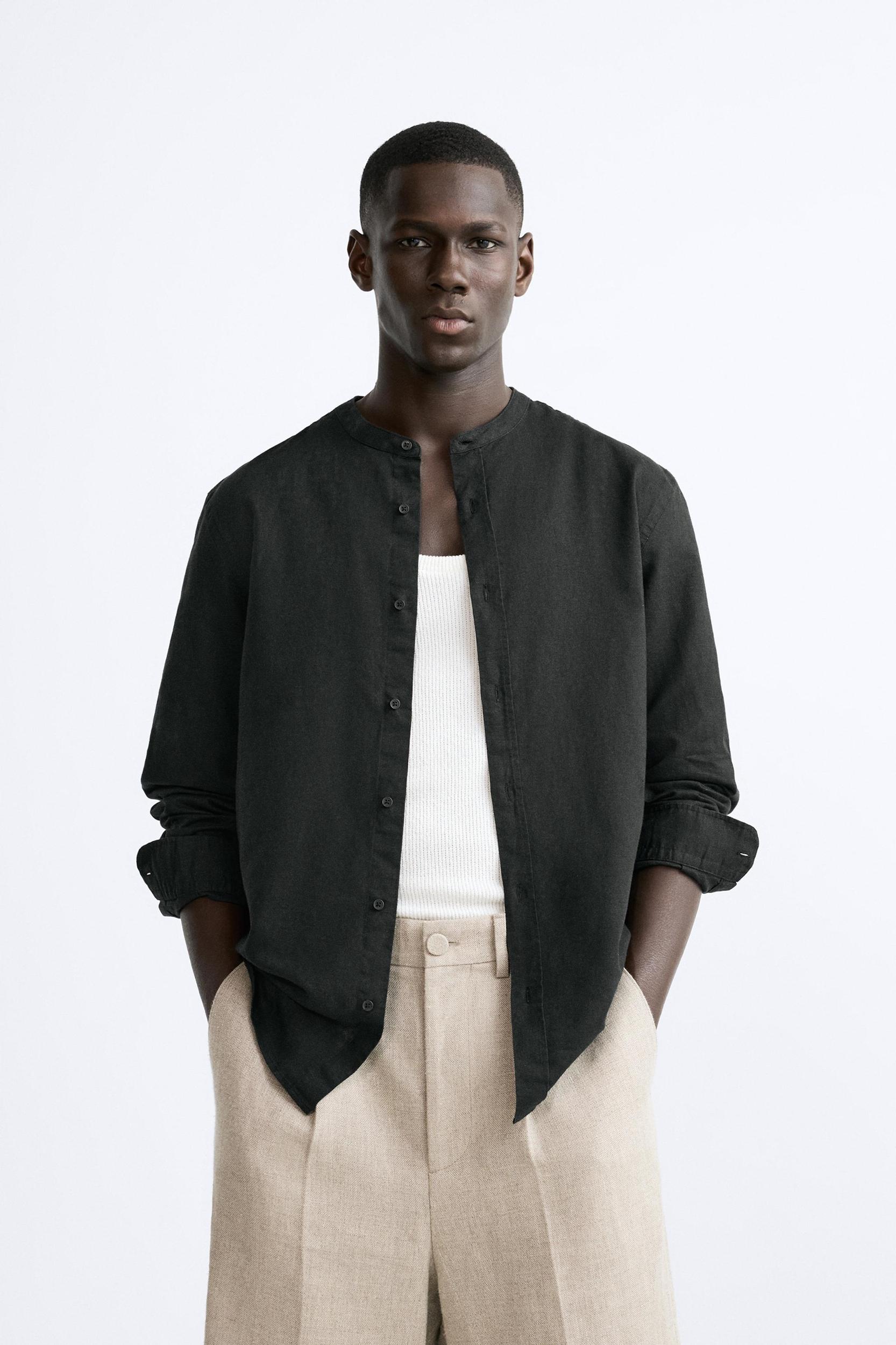 LINEN - COTTON SHIRT Product Image
