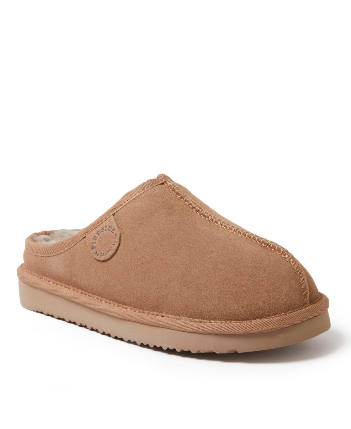 Women's Fireside By Dearfoams Greta Wool-Lined Clog Slippers, Size: 9, Black Product Image