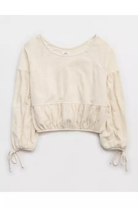 Aerie Endless Summer Cropped Sweatshirt Women's Product Image