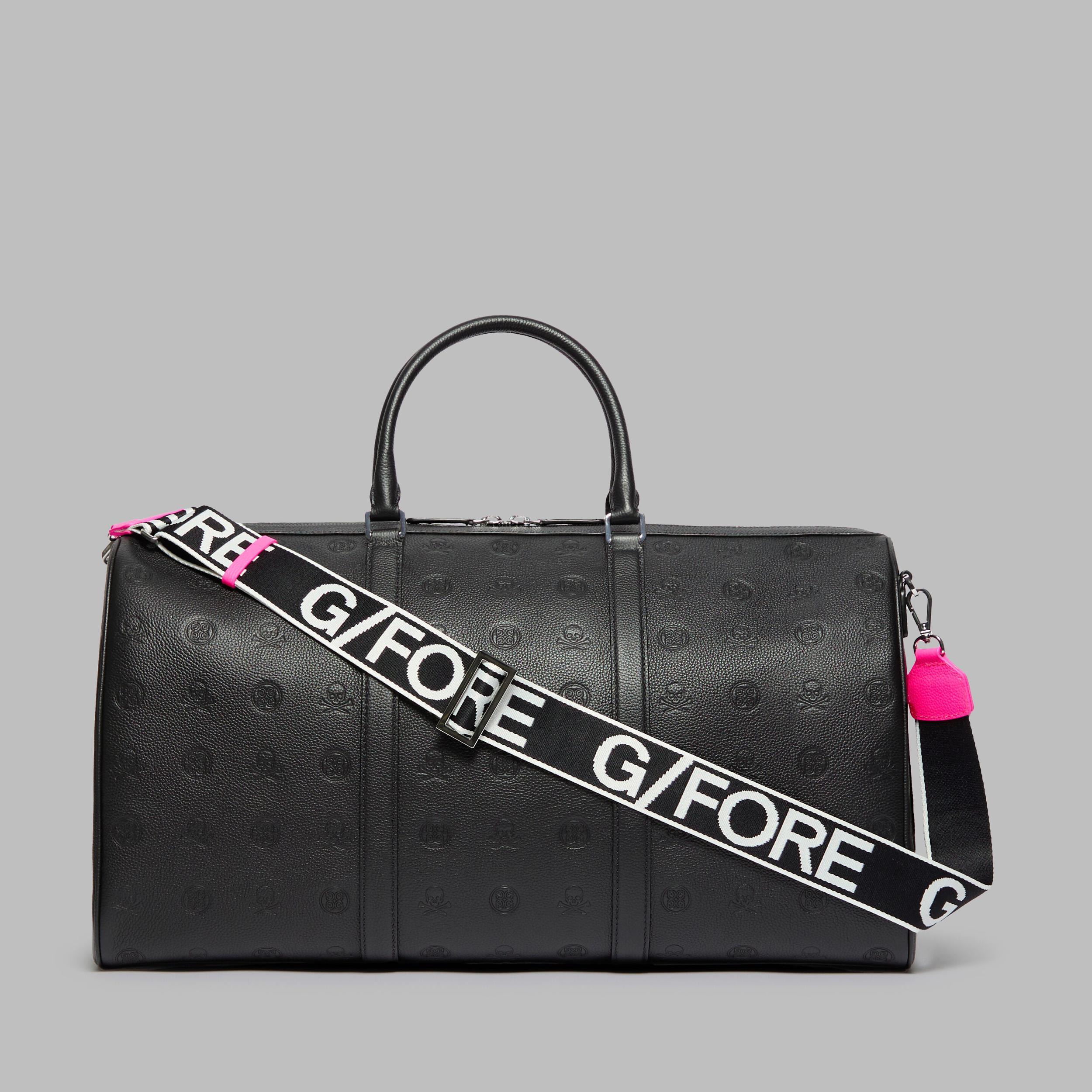EMBOSSED SKULL & TEES LEATHER WEEKENDER Product Image