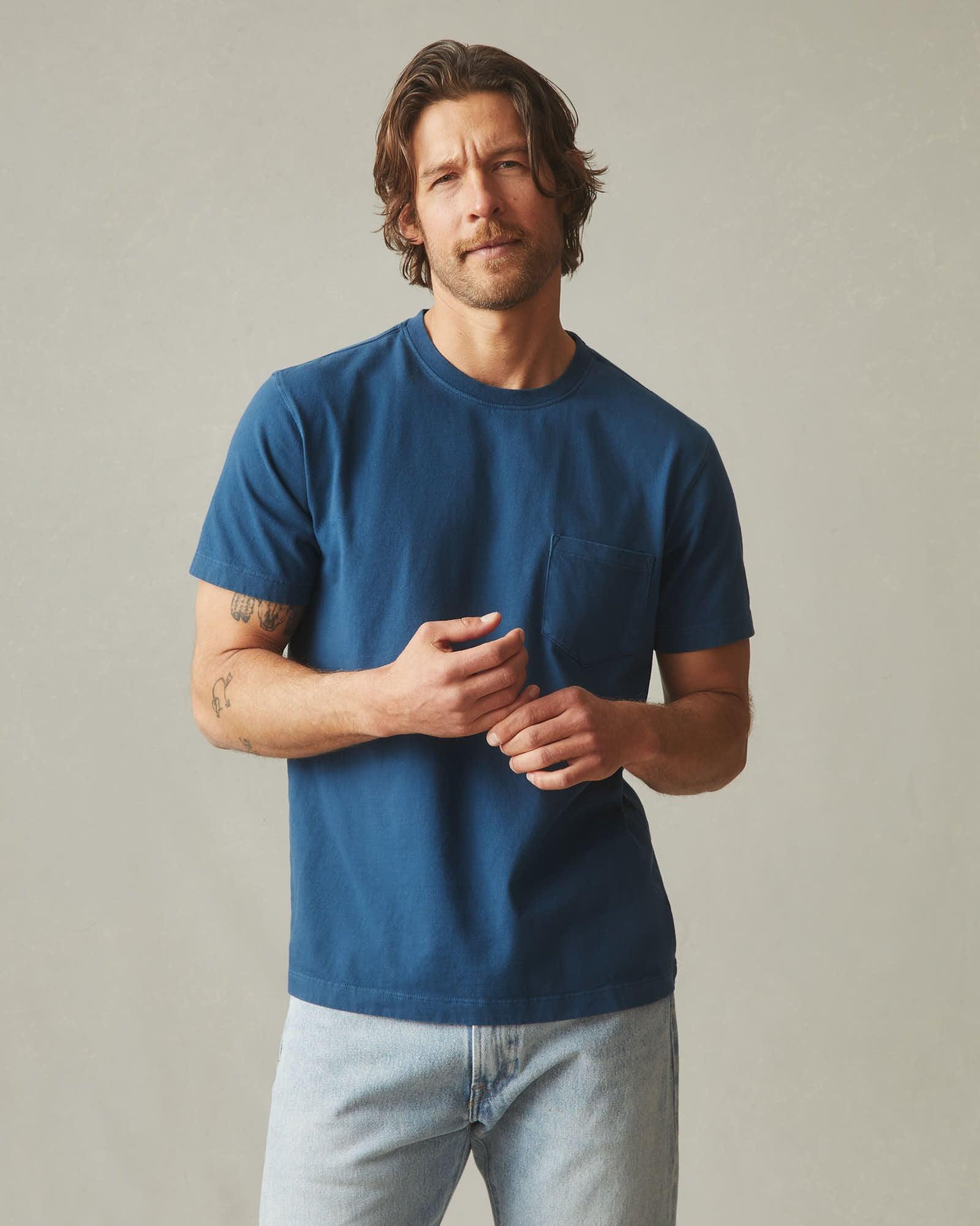 Men's Pocket Tee - Majolica Blue Product Image