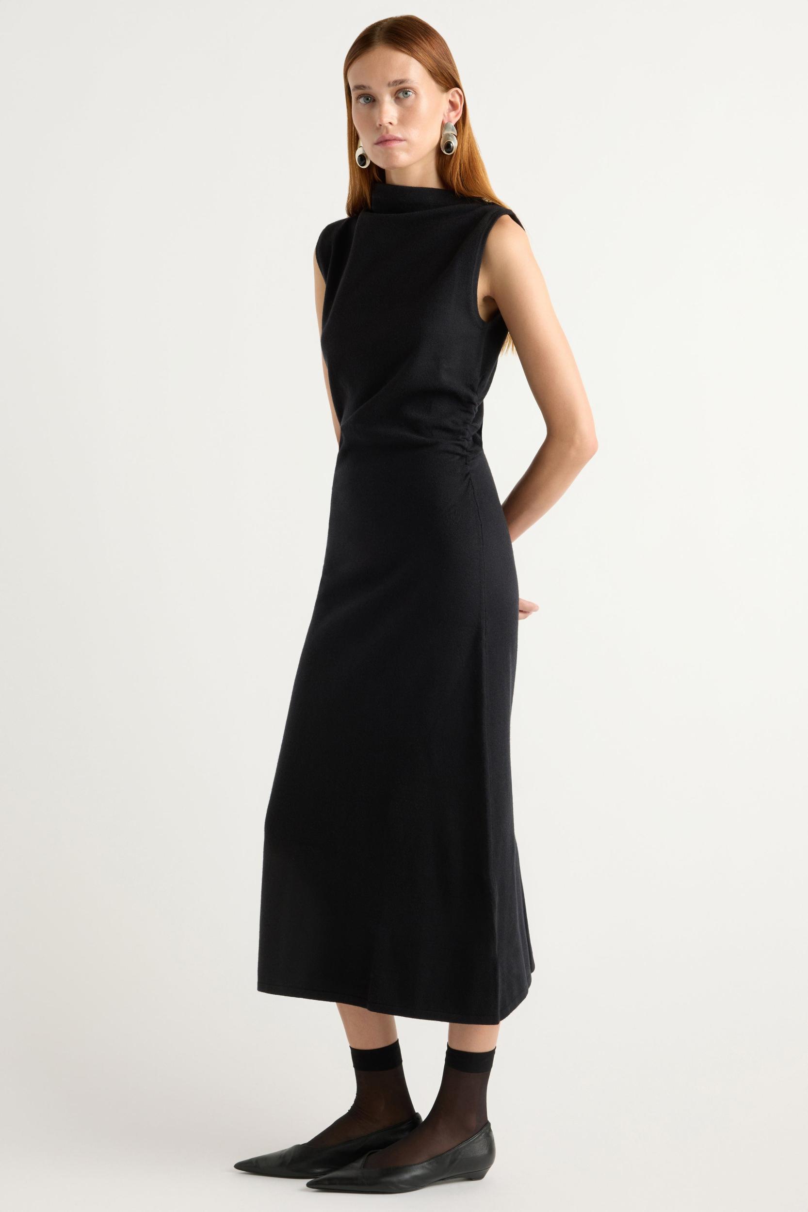 Abel Sleeveless Asymmetric-Neck Dress Product Image