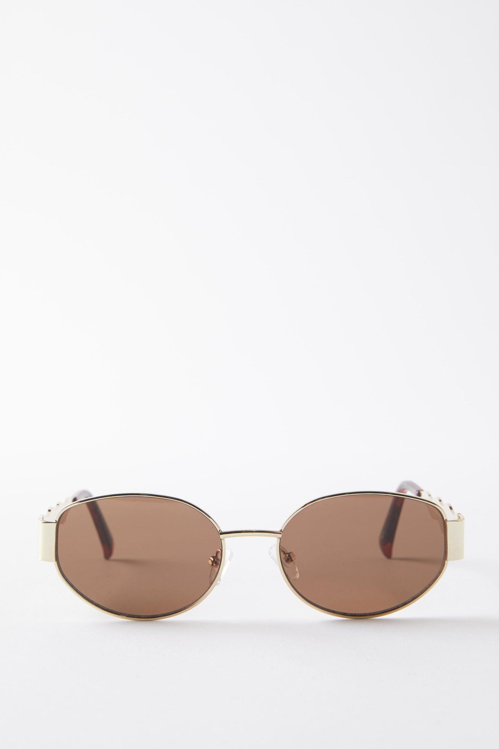 Celeste Metal Wavy Sunglasses Product Image