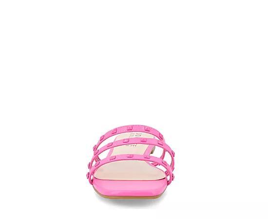 Journee Camarie Women's Embellished Strappy Sandal, Size: 8.5, Beige Product Image
