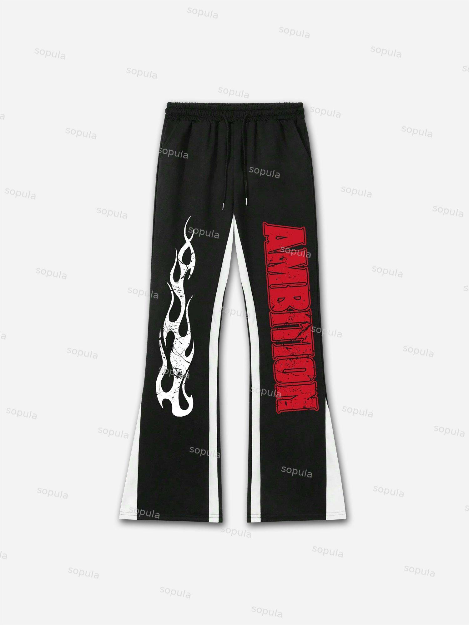 Ambition Legendary Boxer Portrait Flared Sweatpants Product Image