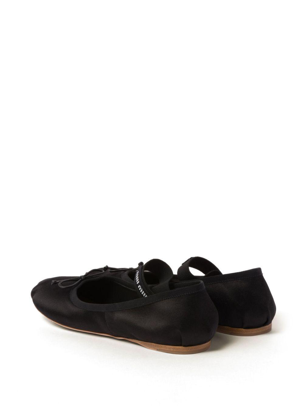 logo-strap ballerina shoes Product Image