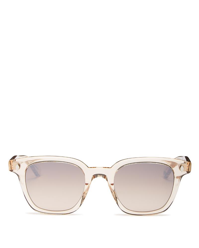 Mens Broadway Sun Clear Acetate Rectangle Sunglasses Product Image