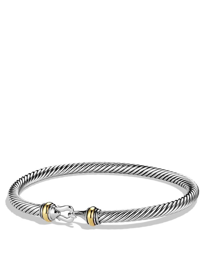 David Yurman Cable Classic Buckle Bracelet with Gold Product Image