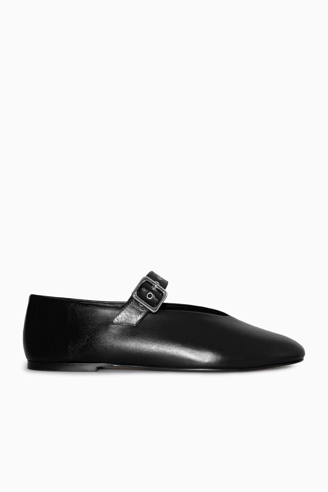 BUCKLED BALLET FLATS Product Image