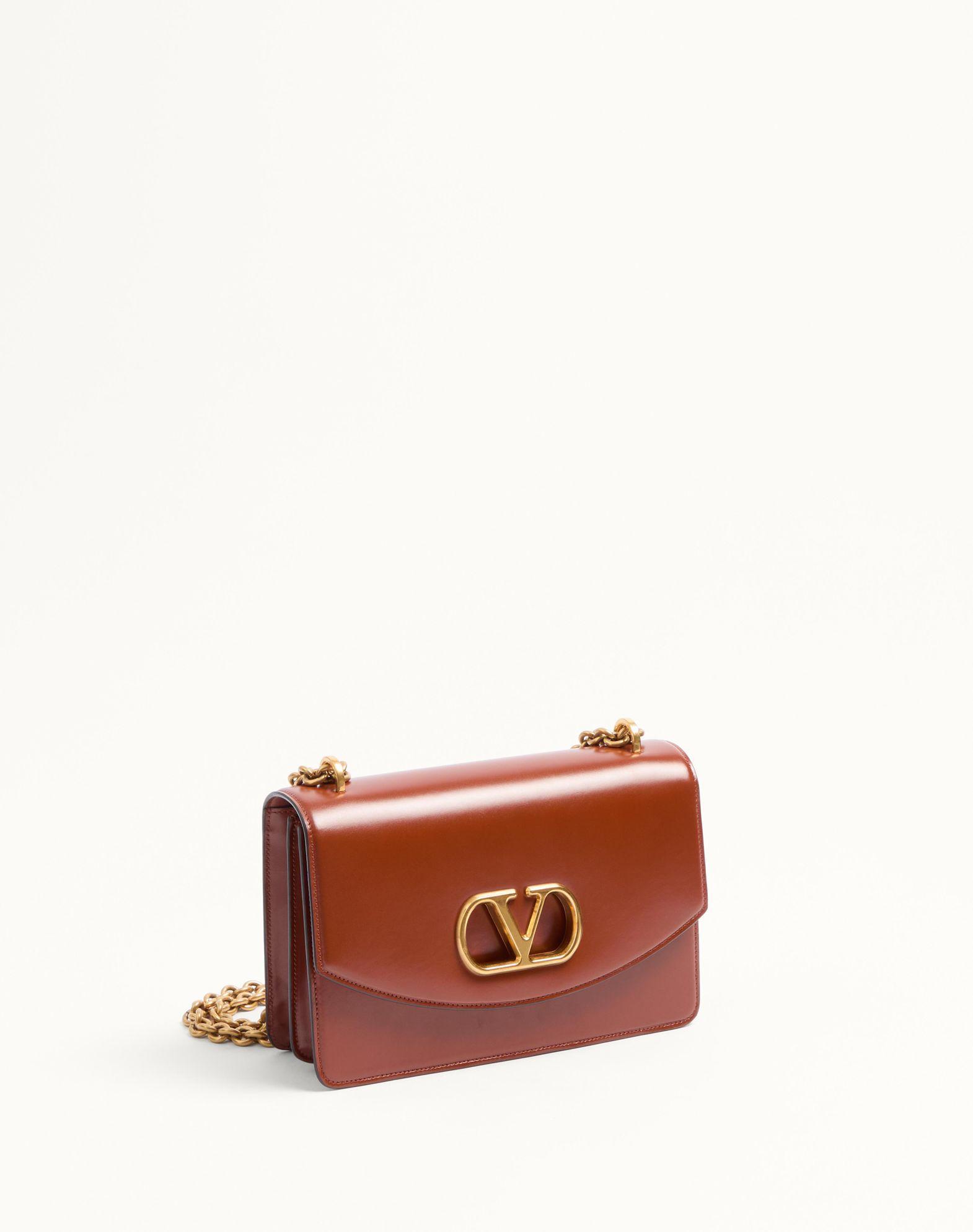 Valentino Garavani Vain Shoulder Bag In Shiny Calfskin Product Image