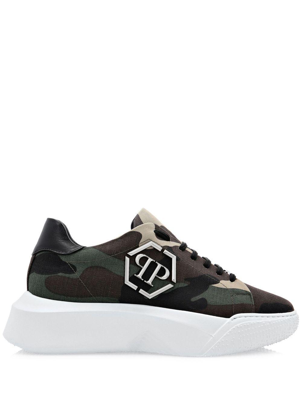 Godzilla leather sneakers Product Image