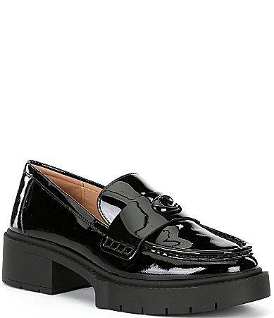 Womens Leah 38MM Patent Leather Loafers Product Image