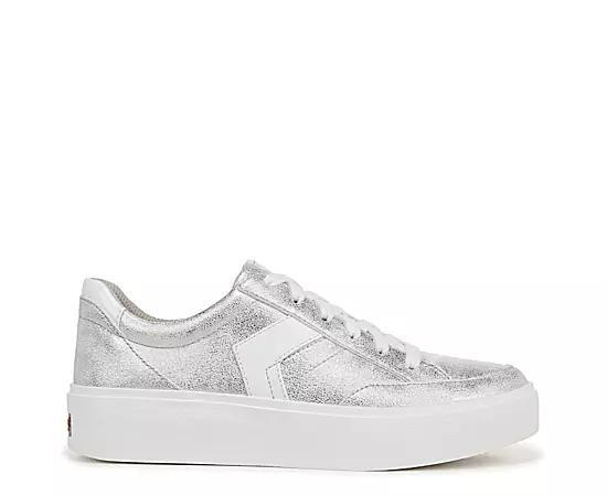 Dr. Scholl's Madison Lace Women's Sneakers, Size: 6.5, Silver Product Image