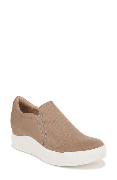 Dr. Scholls Time Off Wedge Womens Wedge Sneakers Toasted Brown Product Image