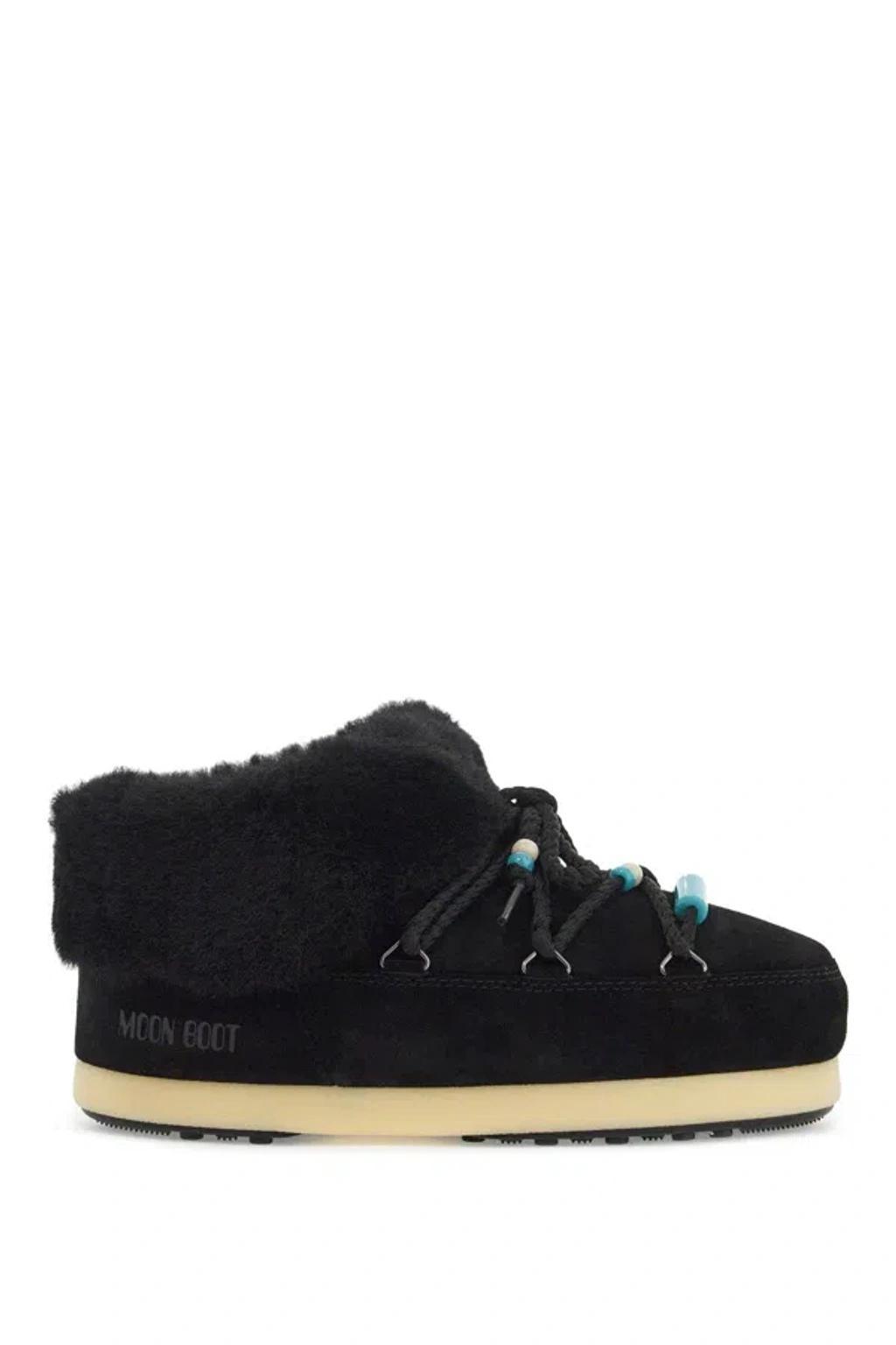 MOON BOOT Mb Evx Mule Suede Beads In Black Product Image