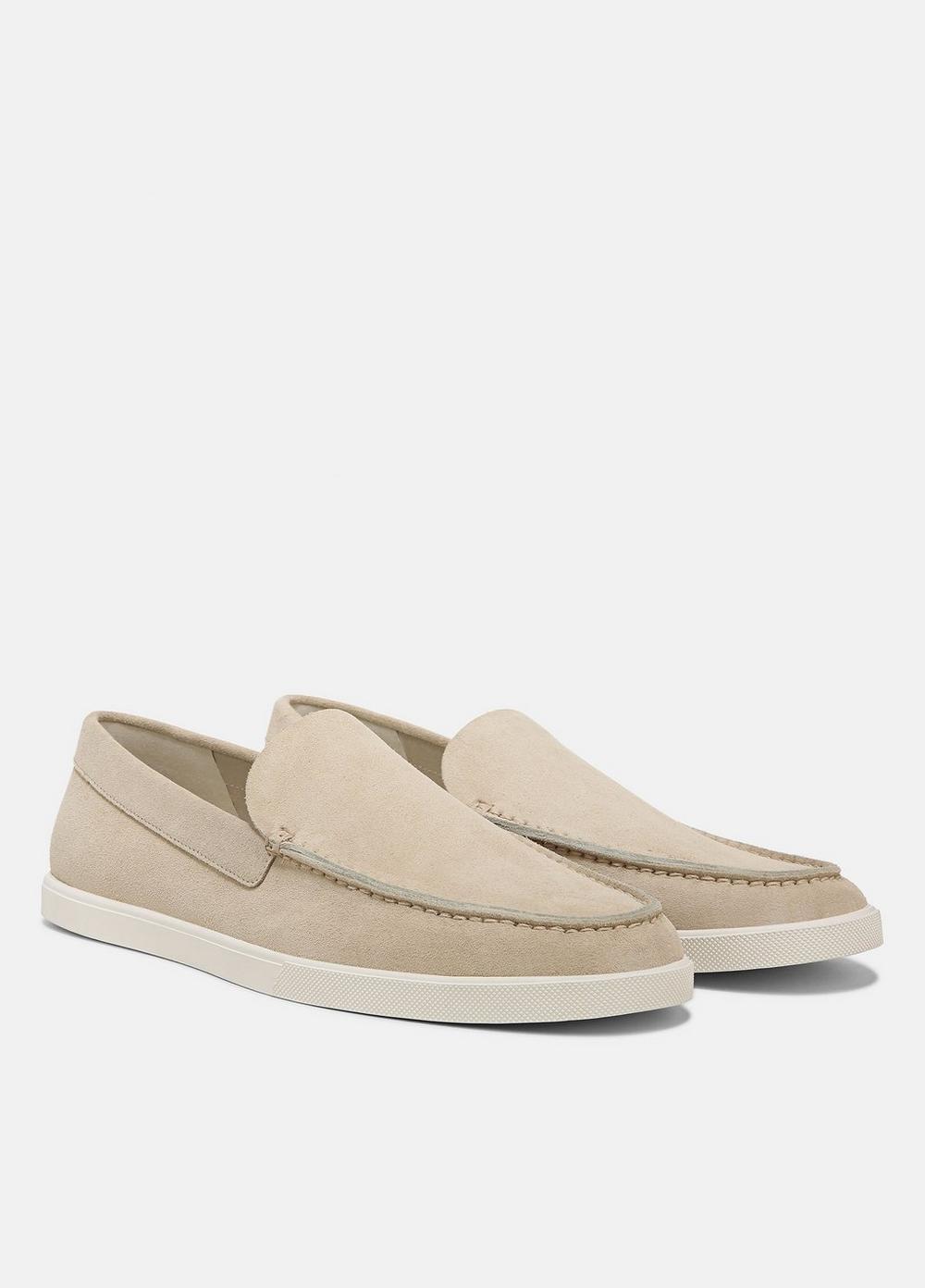 Mens Sonoma Suede Loafer, Moonlight, Size 13 Vince Product Image